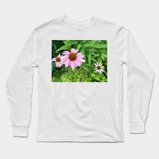 Pretty Purple Coneflowers Long Sleeve T-Shirt